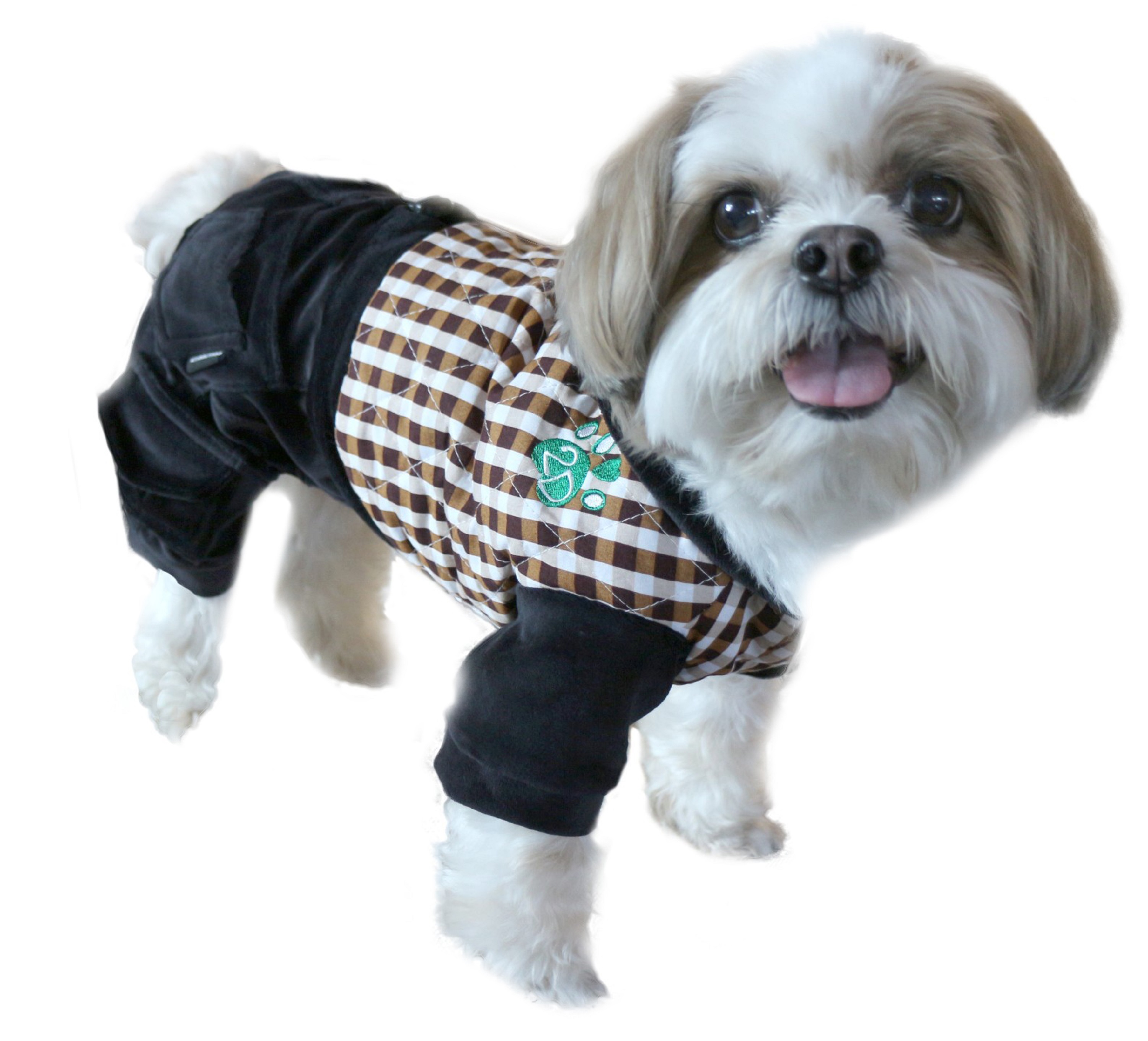 DoggyDolly W367 Outdoor Jogginganzug für Hunde schwarz