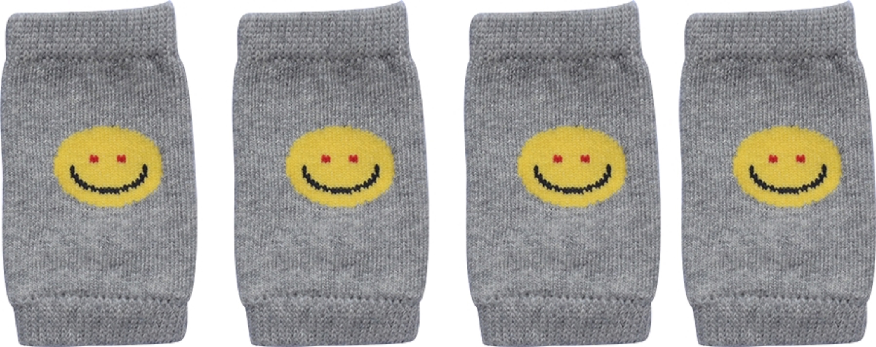 DoggyDolly WM001 Beinwärmer für Hunde Smiley grau