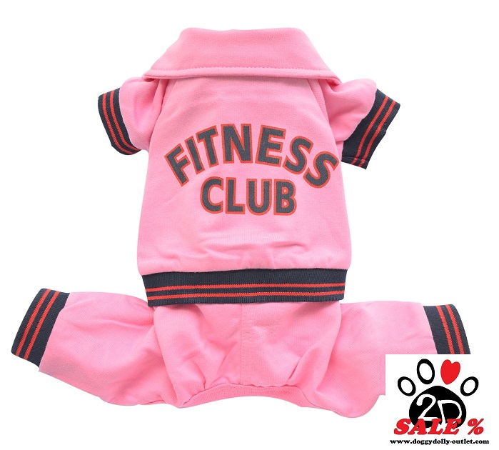 DoggyDolly DRF031 Jogginganzug für Hunde rosa