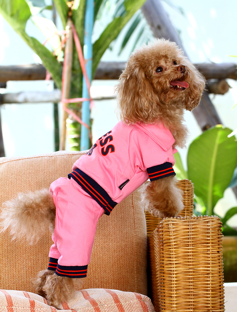 DoggyDolly DRF031 Jogginganzug für Hunde rosa