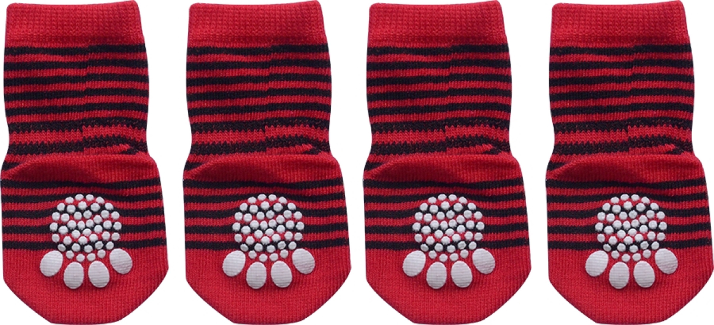 DoggyDolly SO003 Hundesocken rot-schwarz