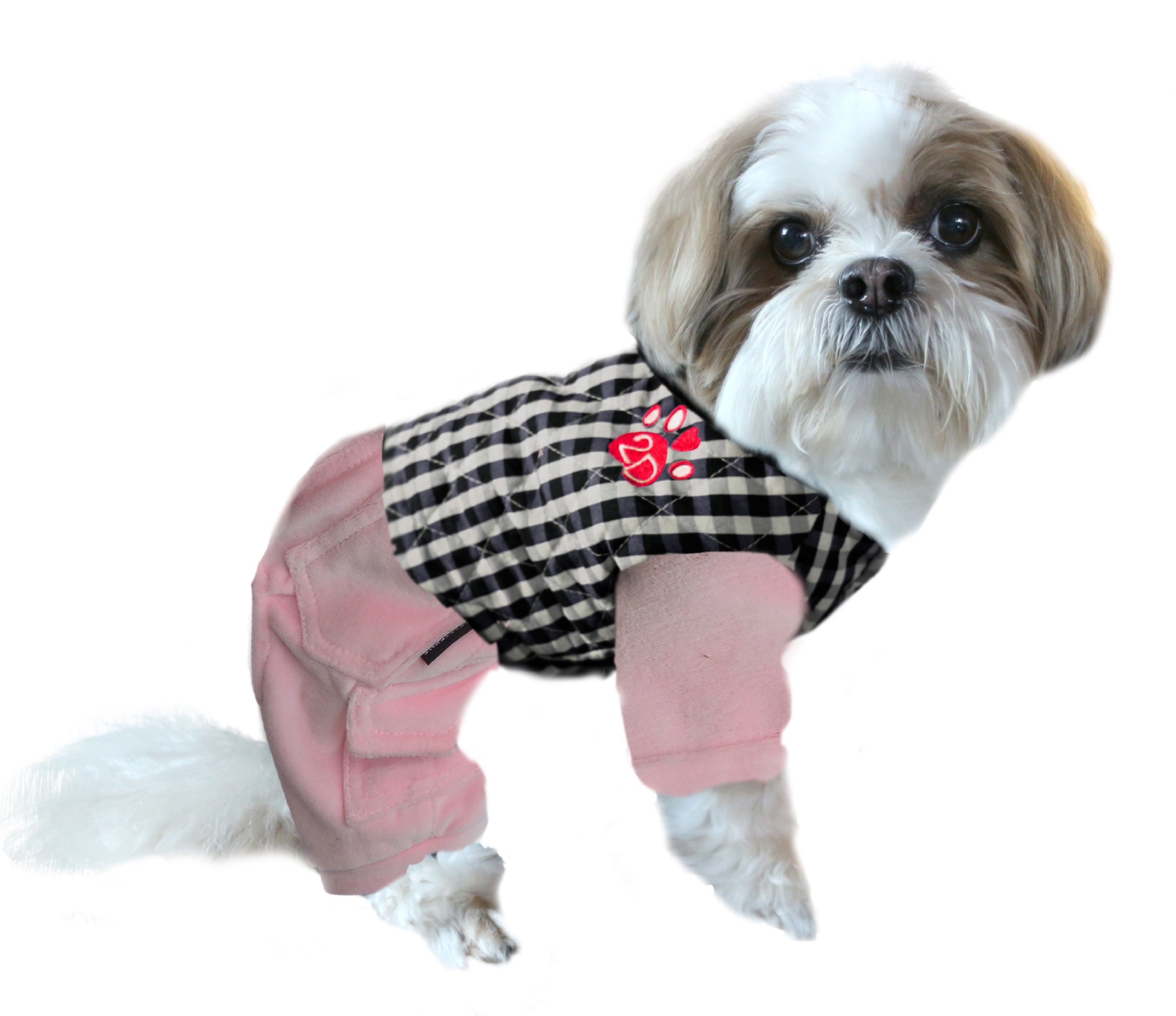 DoggyDolly W366 Outdoor Jogginganzug für Hunde rosa